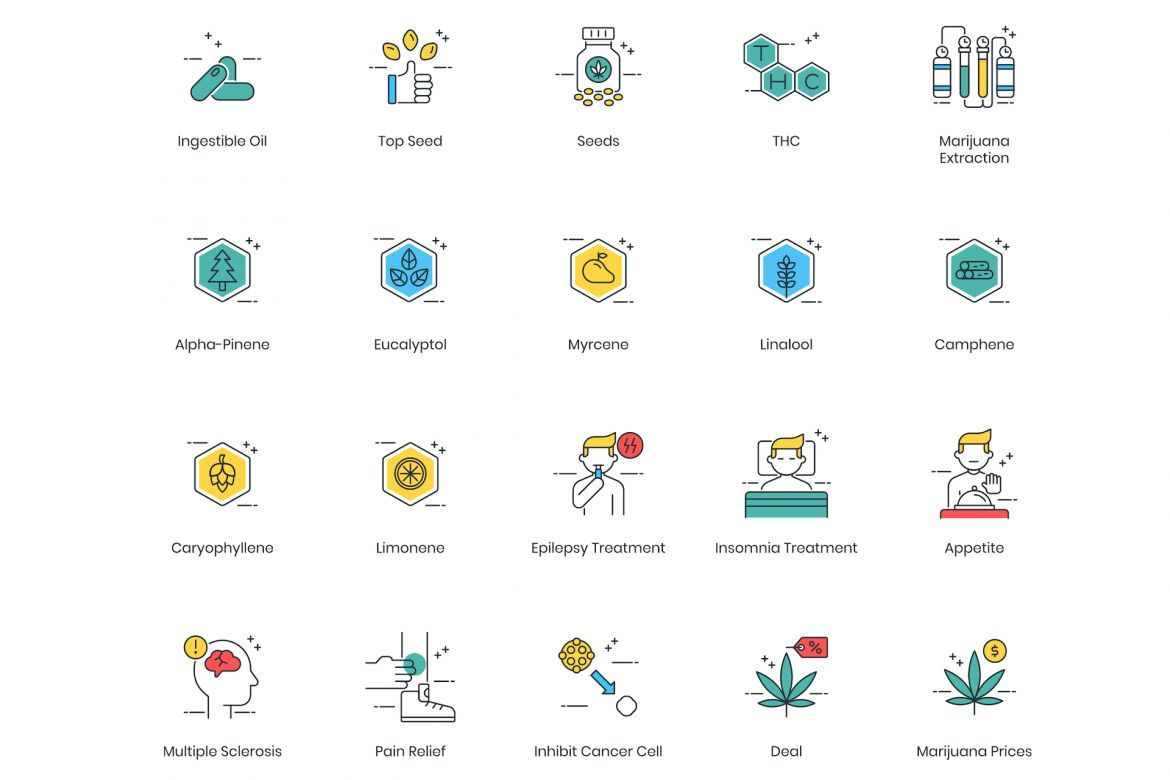 84 Marijuana Icons | ColorPop - view 4