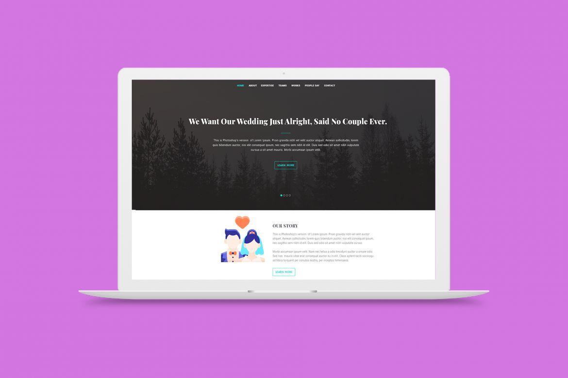 88 Wedding Icons | Violet - view 9