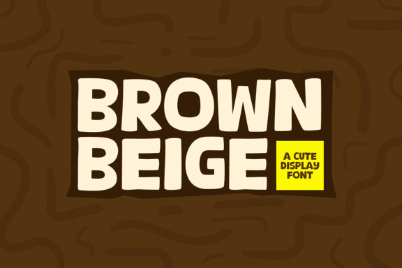 Brown Beige FREE Font