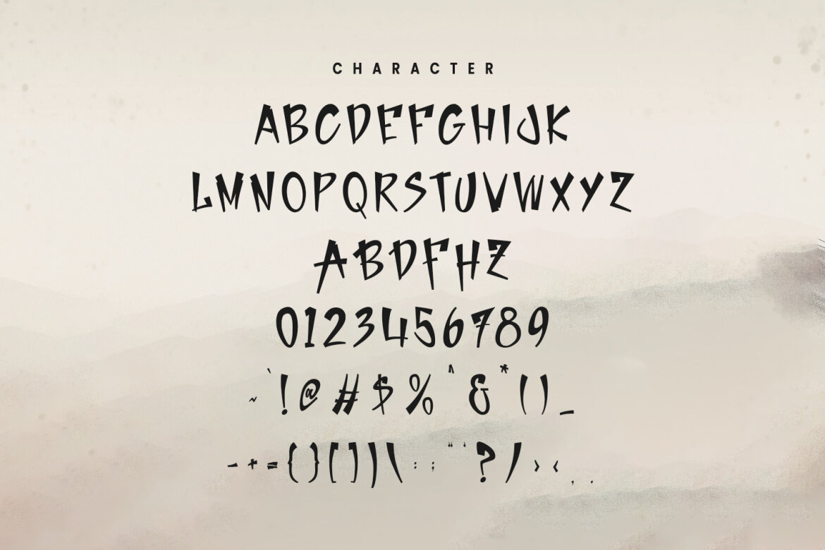 Fushijin FREE Japanese Font - view 6