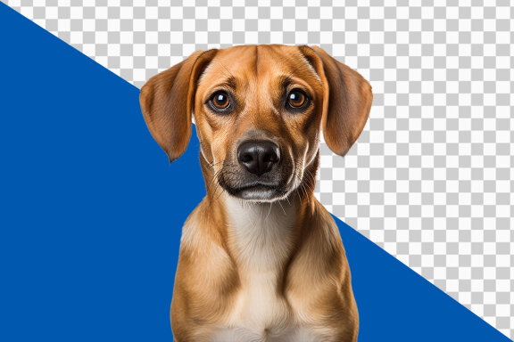 Golden retriever puppy on transparent background PNG image