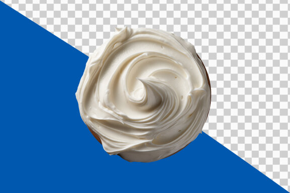 Creame milk isolated on transparent background PNG image