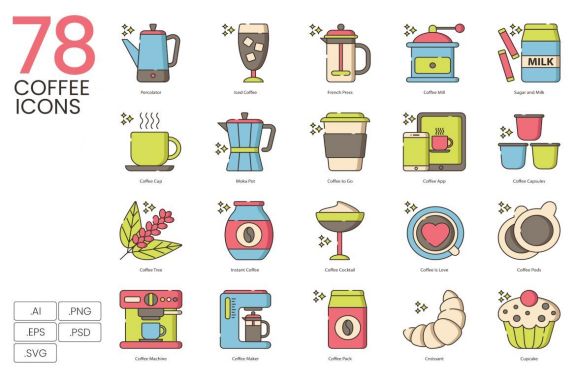 78 Coffee Icons | Hazel