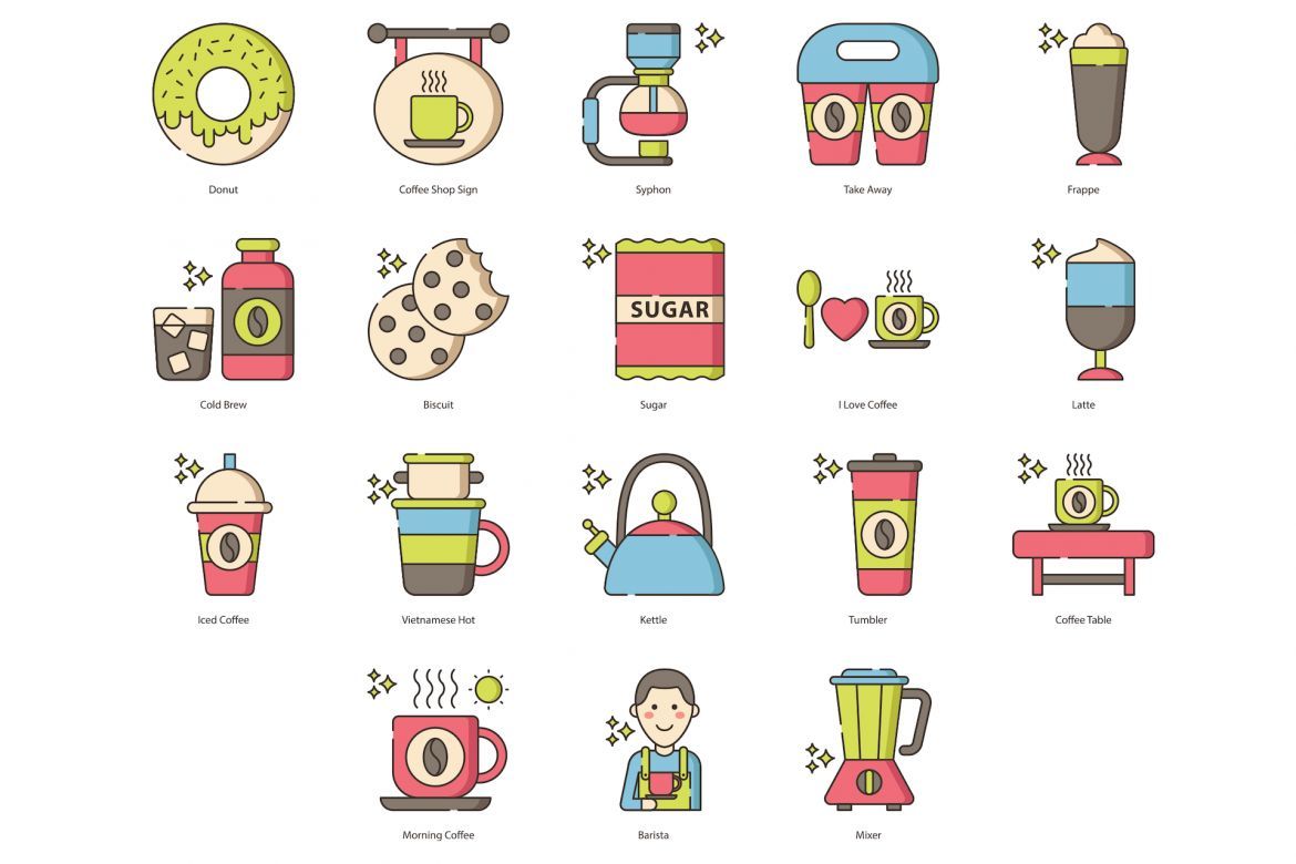 78 Coffee Icons | Hazel - view 5