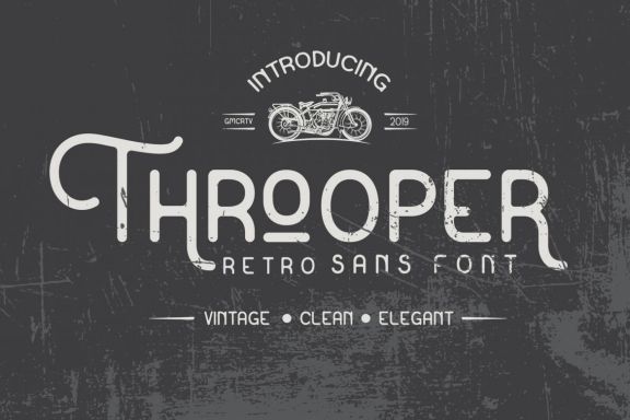 Throoper Retro Font