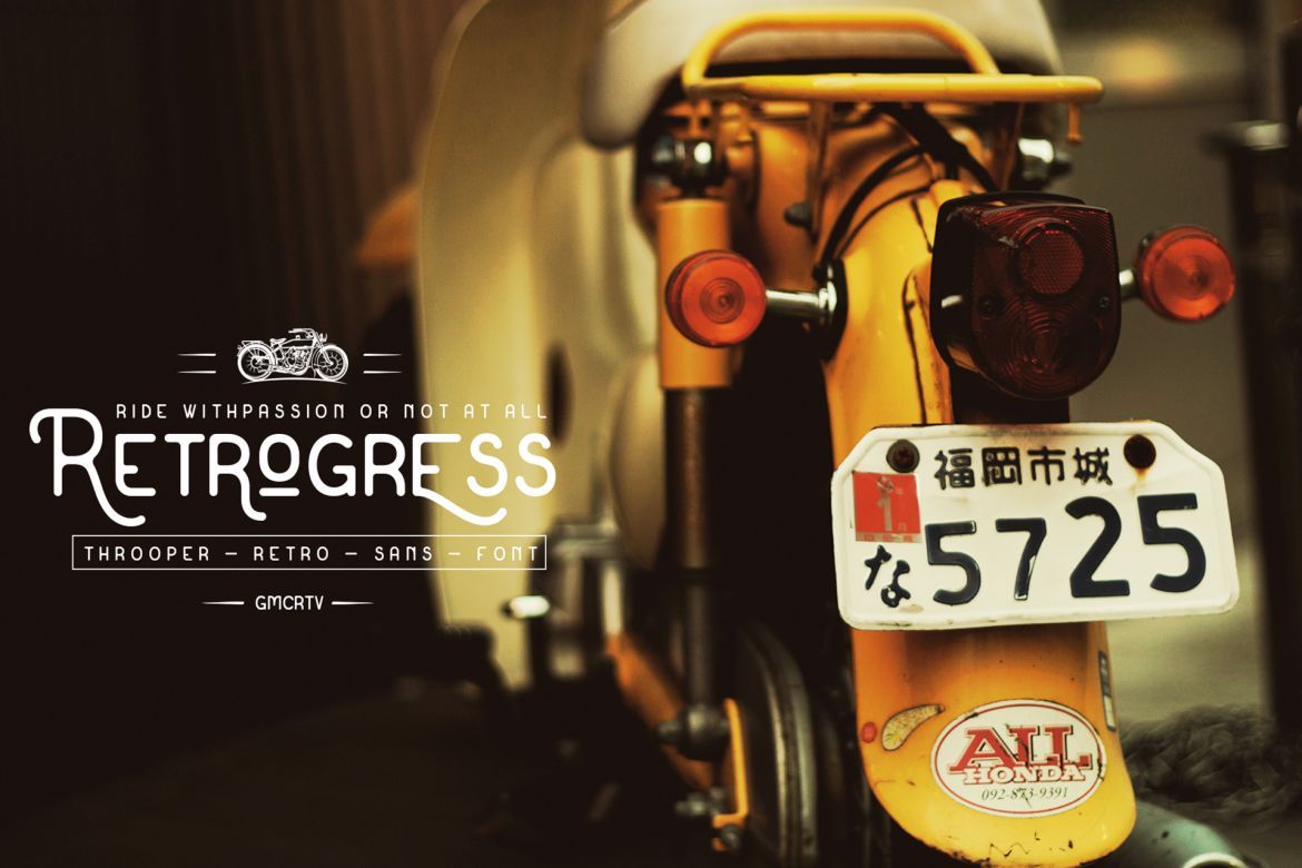 Throoper Retro Font - view 4