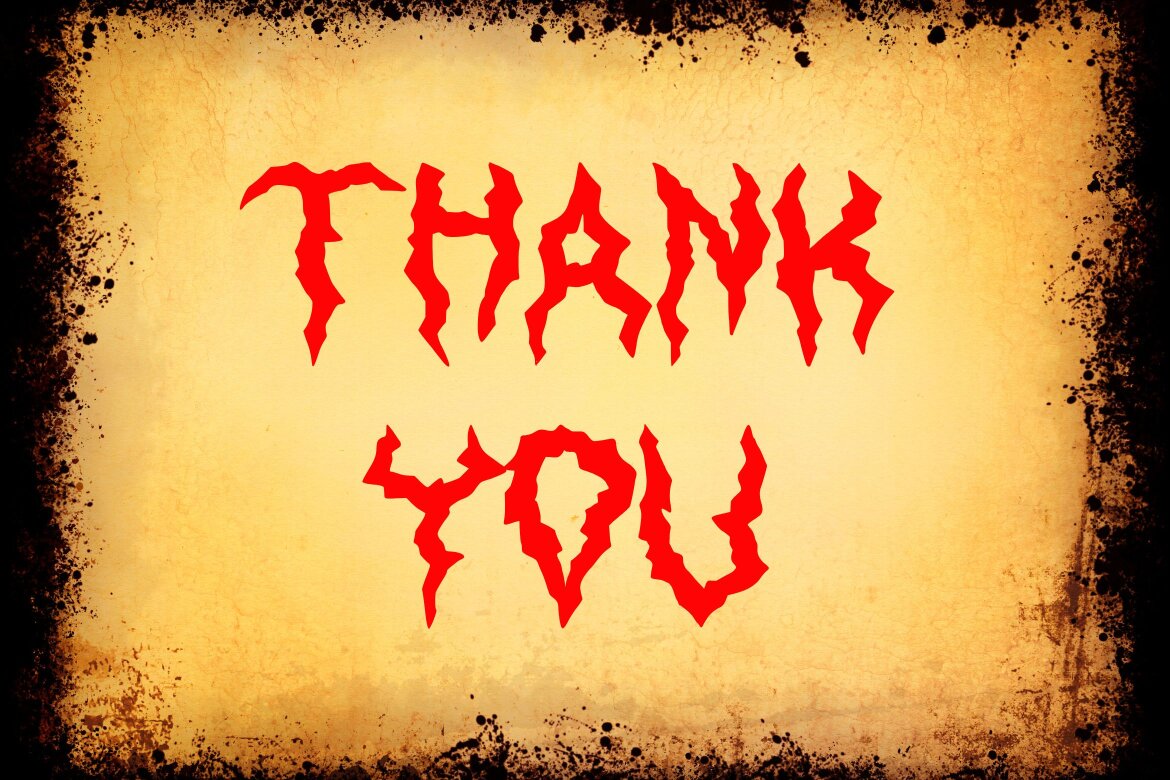 Zero Death FREE Font alternate