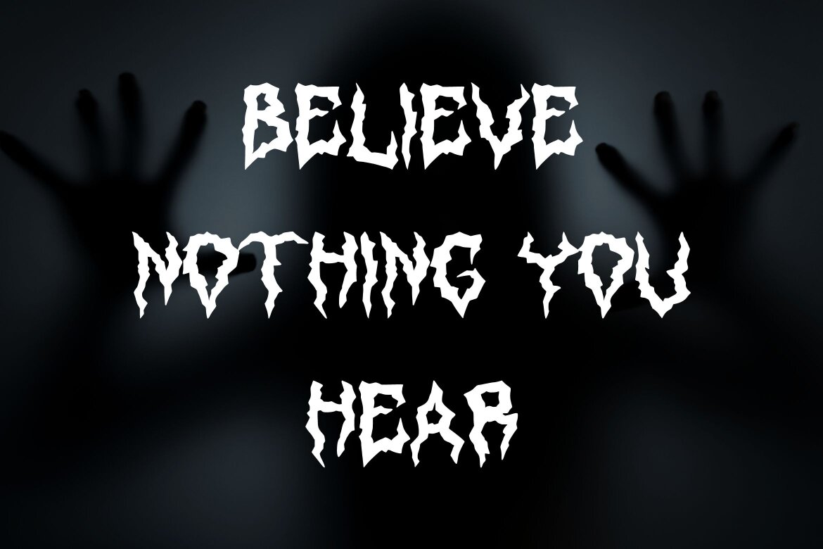 Zero Death FREE Font alternate