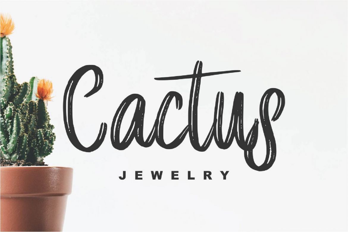 Elpanas - Beuty Brush Script - view 3