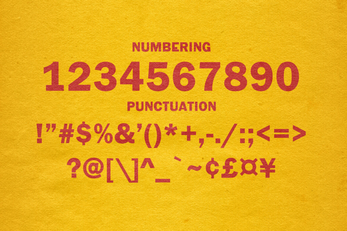 Nocked Beth Minimal FREE Font - view 7