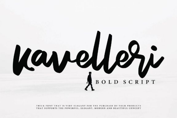 Kavelleri - Bold Script