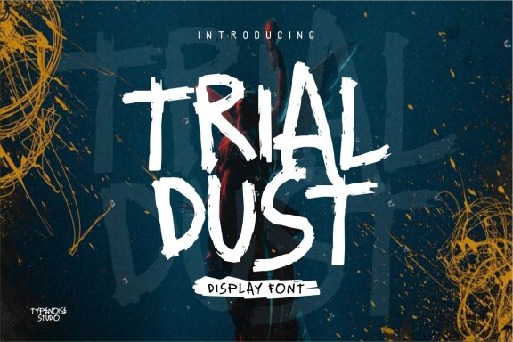 Trial Dust FREE Brush Font