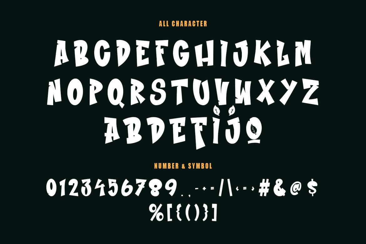 Jungle Fresh FREE Cartoon Display Font - view 7