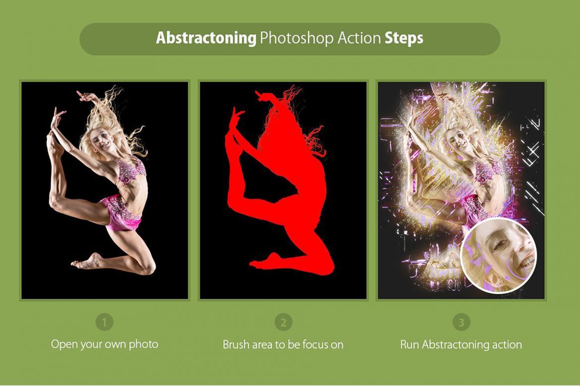 Abstractoning Photoshop Action - view 2