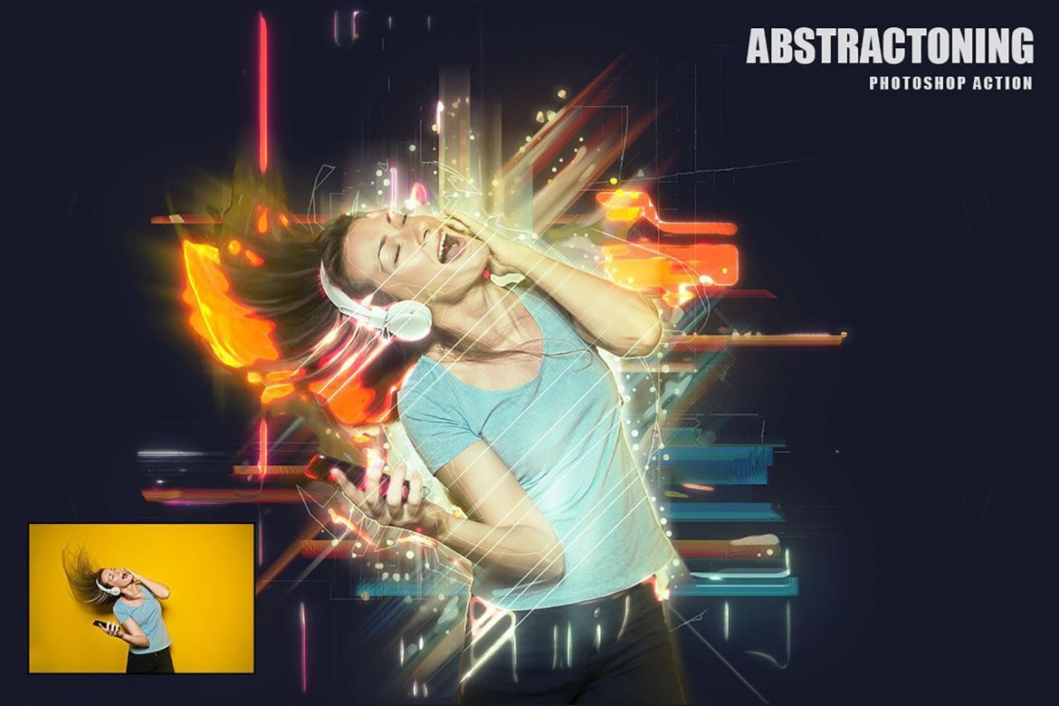 Abstractoning Photoshop Action - view 7