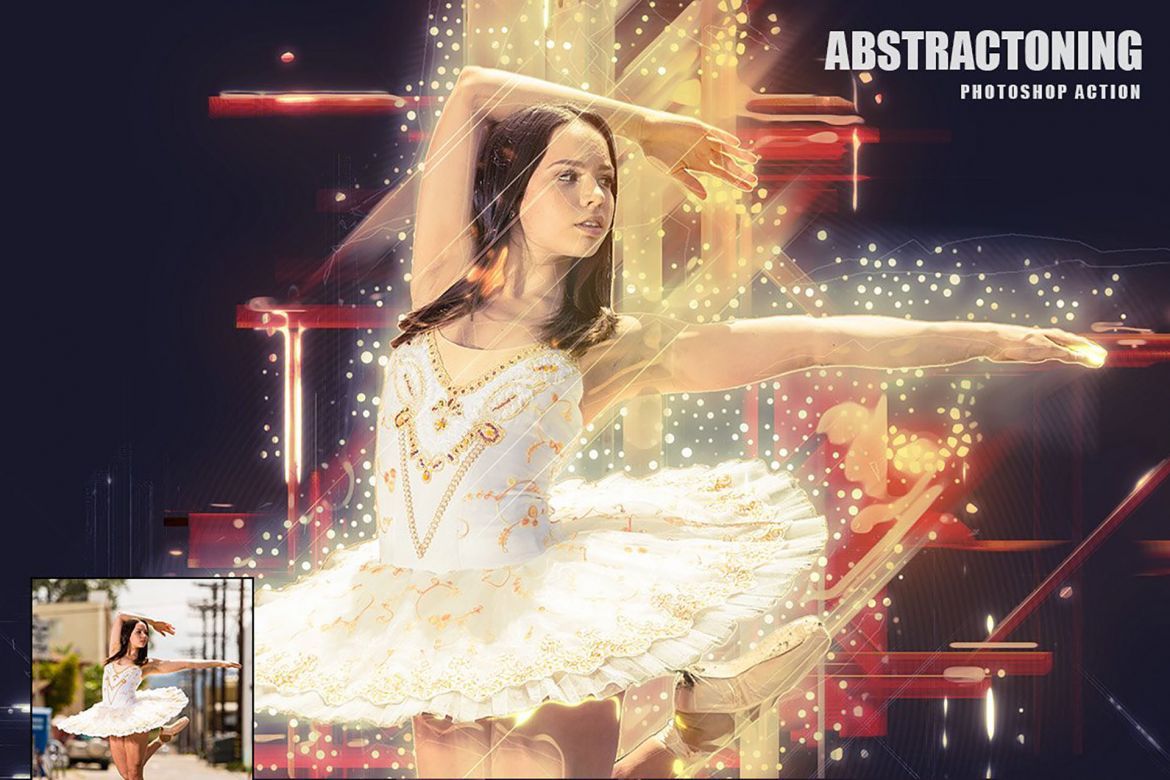 Abstractoning Photoshop Action - view 9