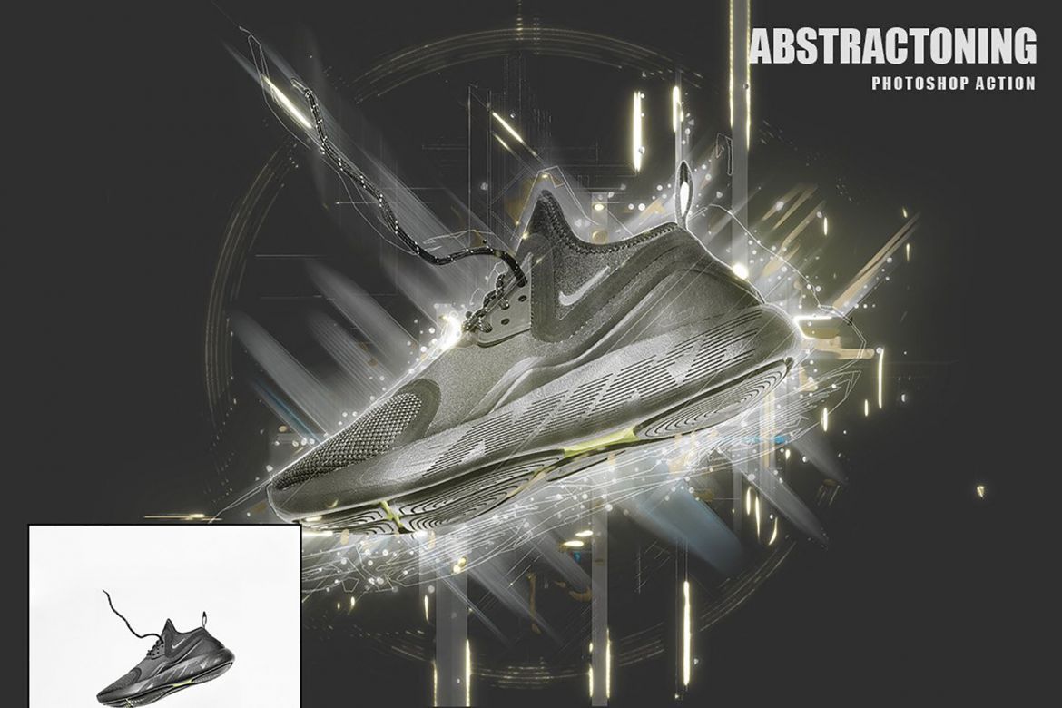 Abstractoning Photoshop Action - view 12