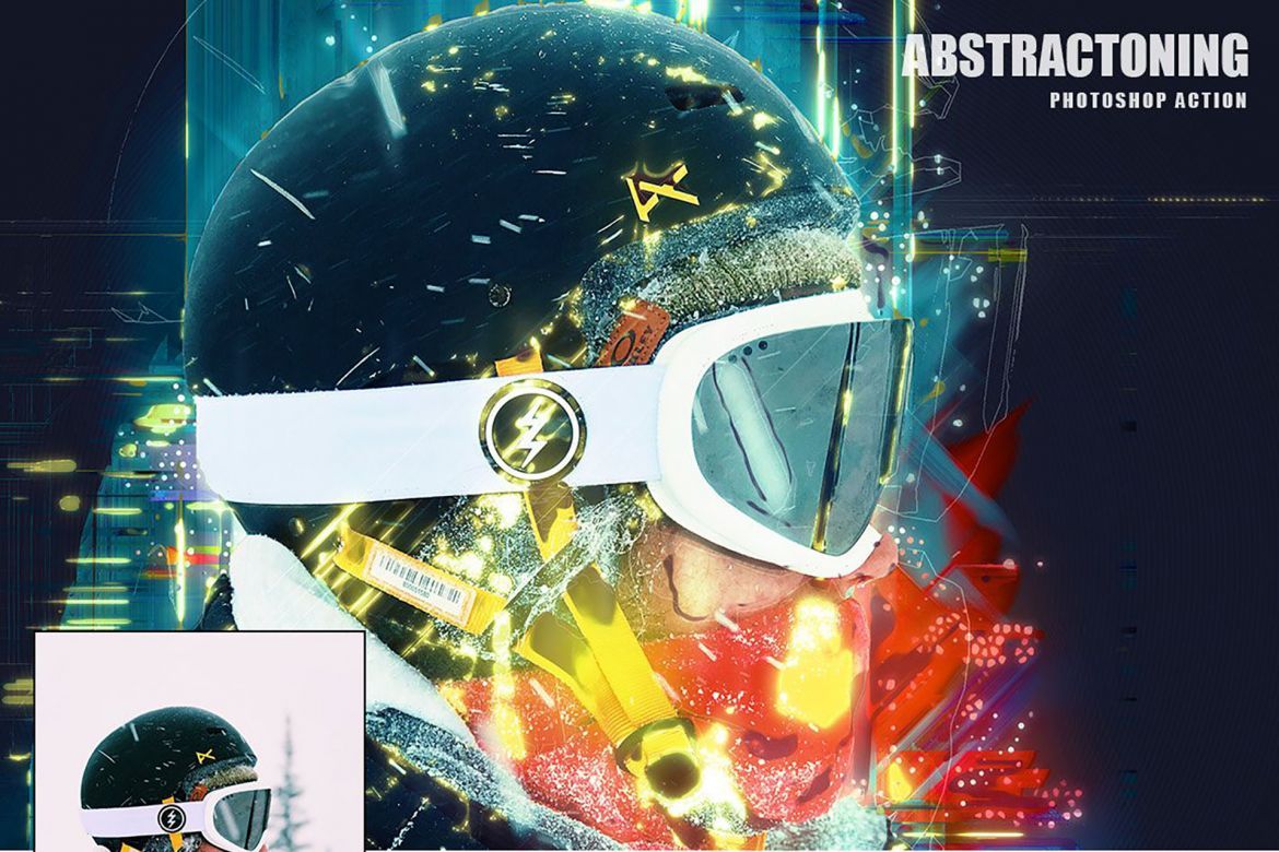 Abstractoning Photoshop Action - view 13