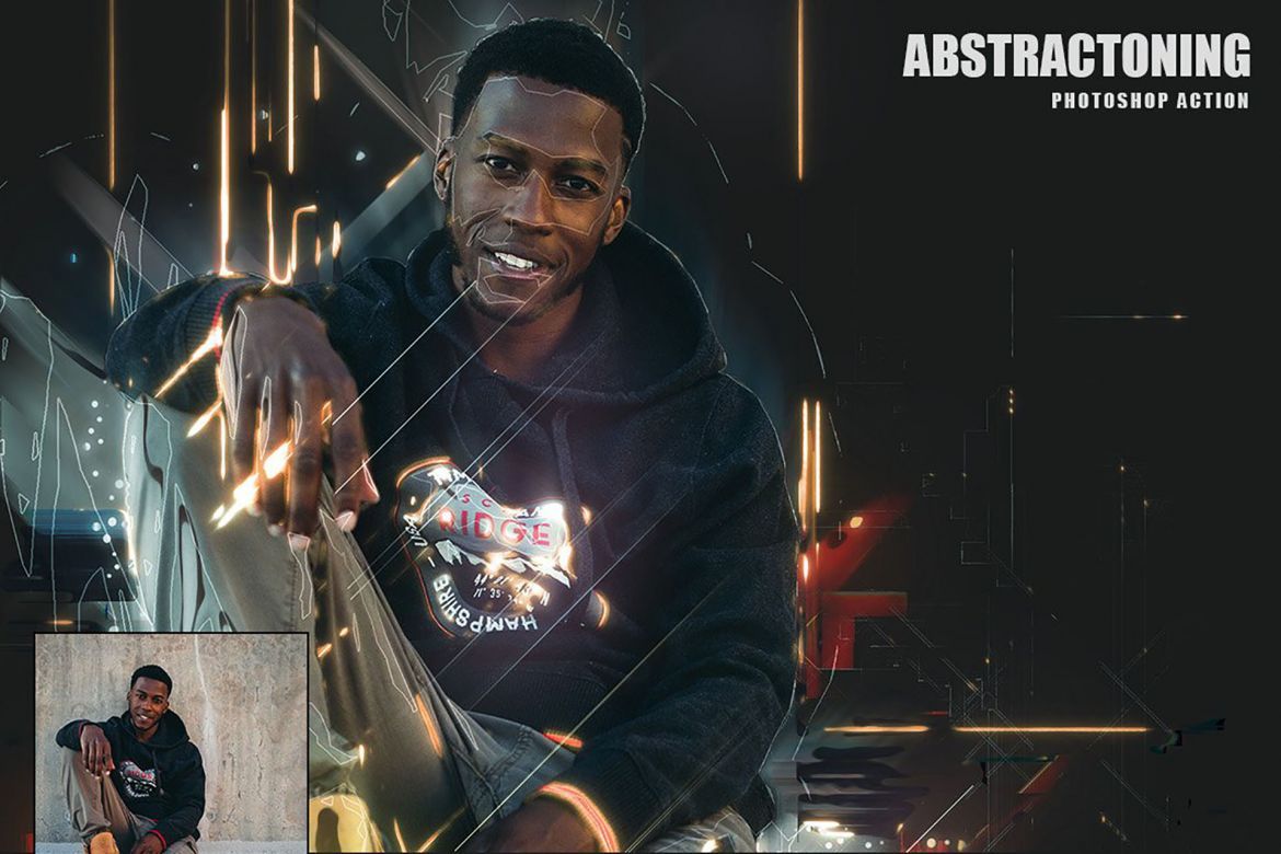 Abstractoning Photoshop Action - view 17