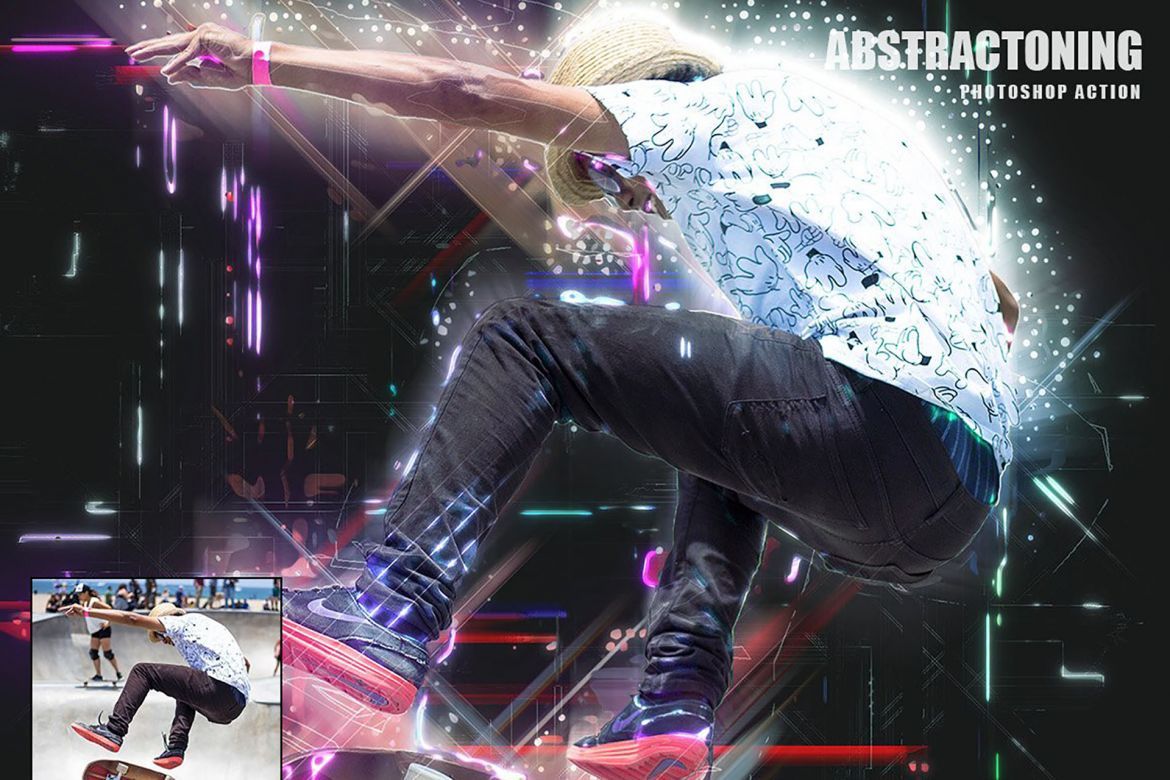 Abstractoning Photoshop Action - view 18