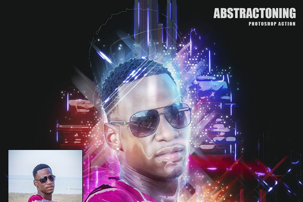 Abstractoning Photoshop Action - view 19