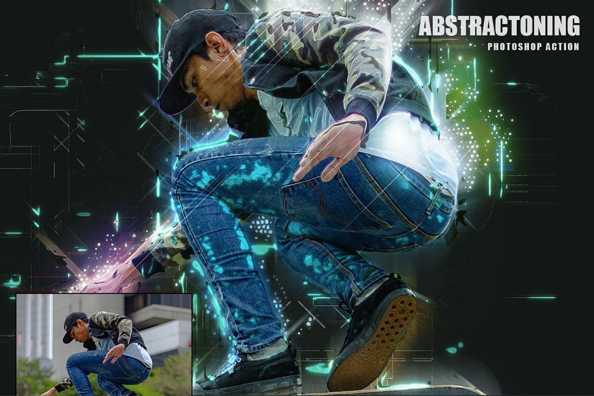 Abstractoning Photoshop Action - view 20