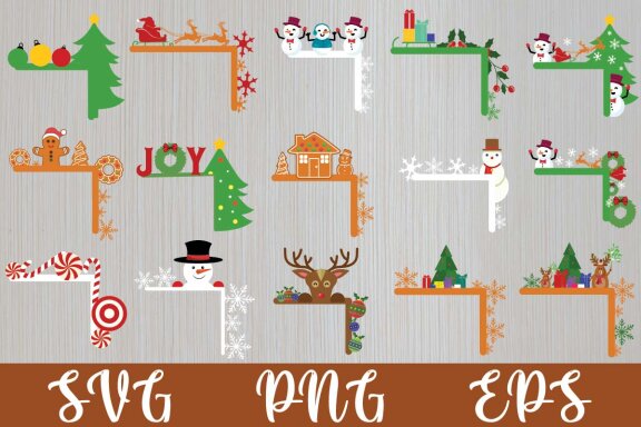 FREE Christmas Door Trim Bundle SVG