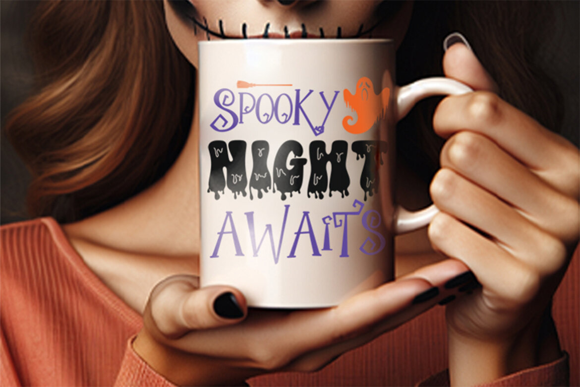 Halloween Spooky Night FREE SVG Design alternate