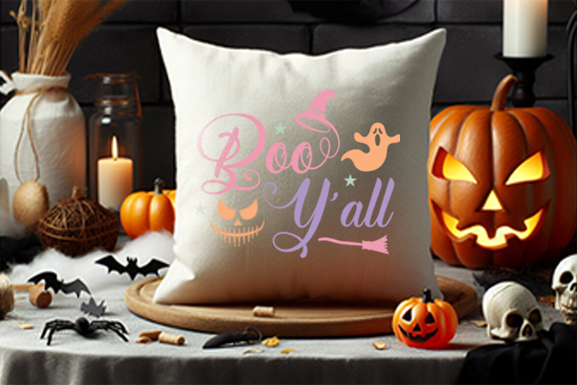Halloween Season FREE SVG Sublimation - Boo Y'all - view 3