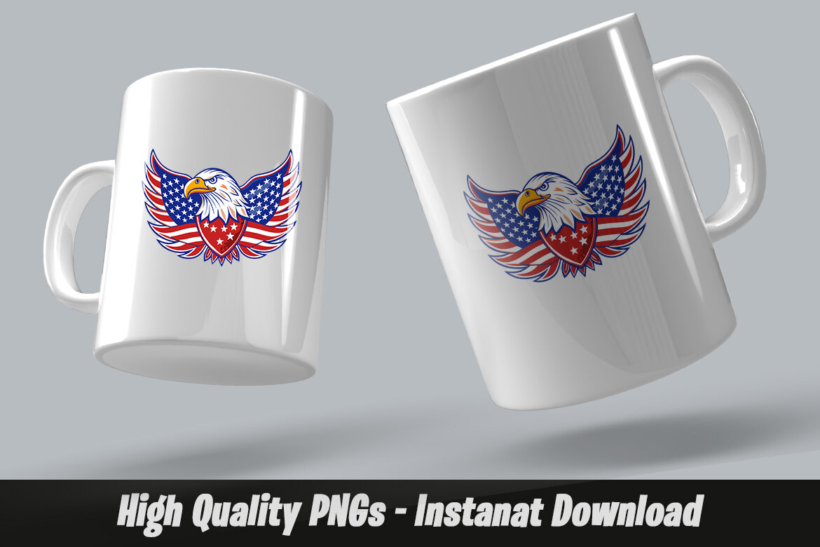 USA Flag design PNGs FREE Bundle  - view 3