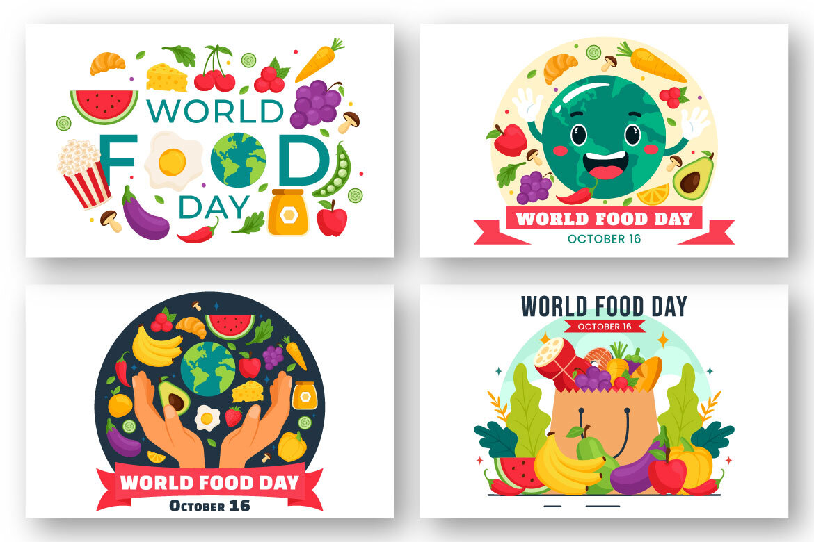 12 World Food Day FREE Illustrations - view 4