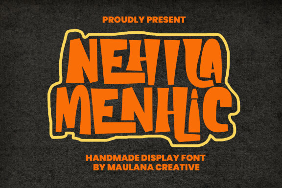 Nehila Menhic Handmade FREE Font