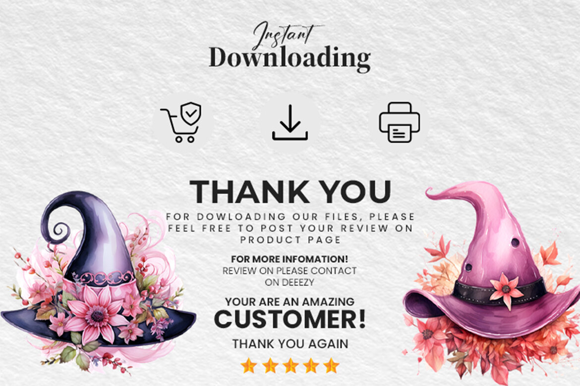 Halloween Witch Hat Sublimation FREE PNG Bundle - view 7