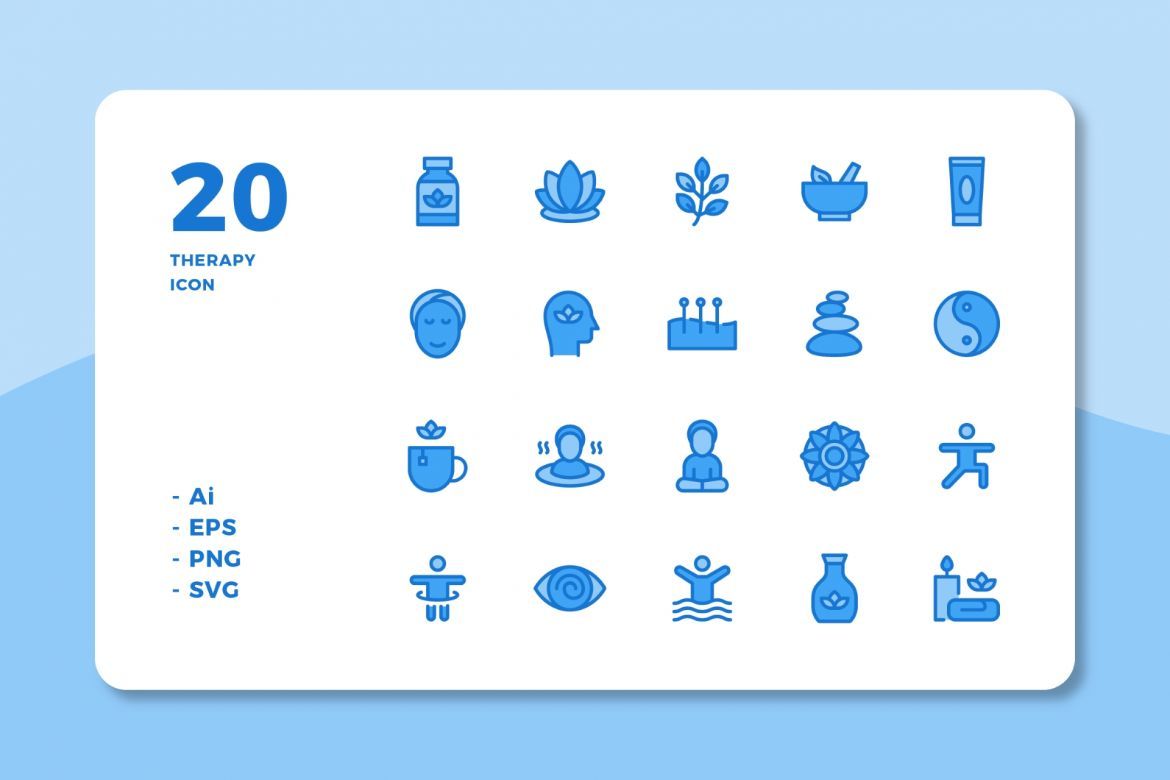 60 Therapy Icons (3 Style) - view 2
