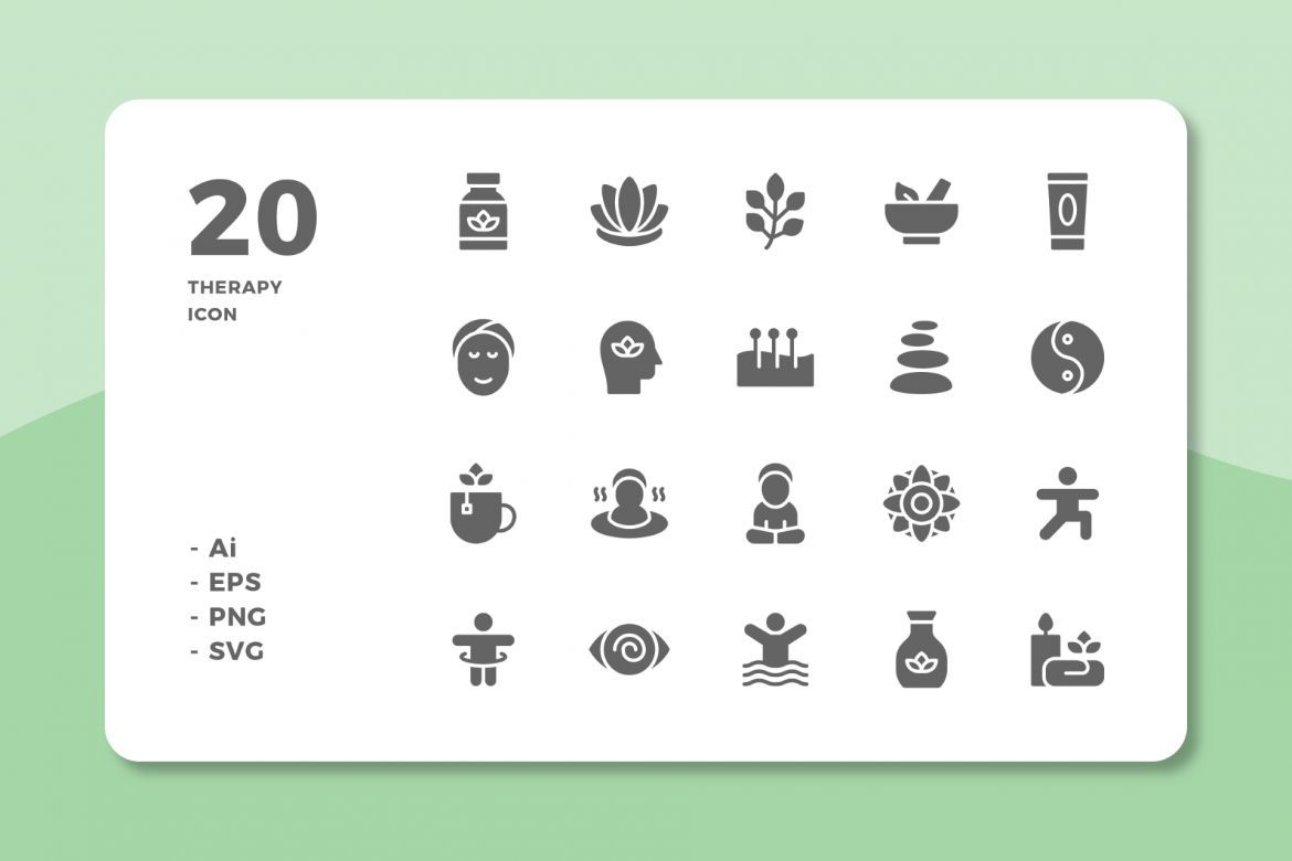 60 Therapy Icons (3 Style) - view 3