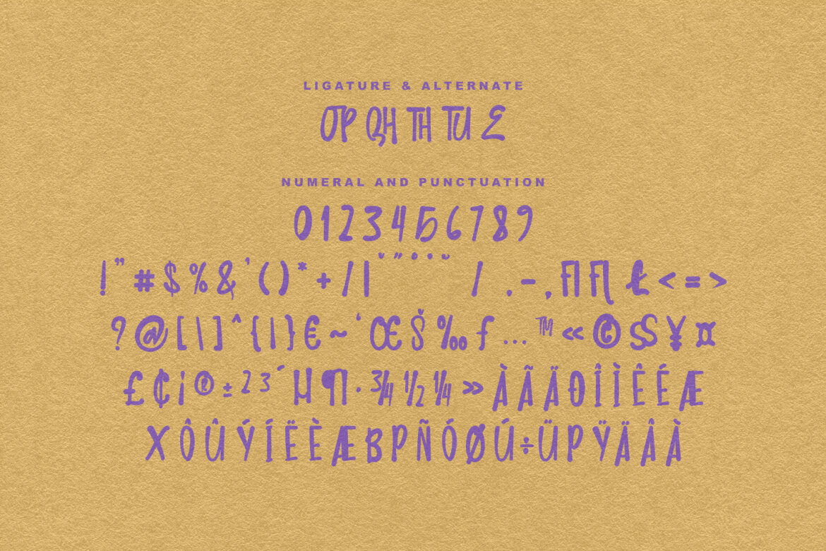 Opeqh Handmade Stylish FREE Brush Font - view 8