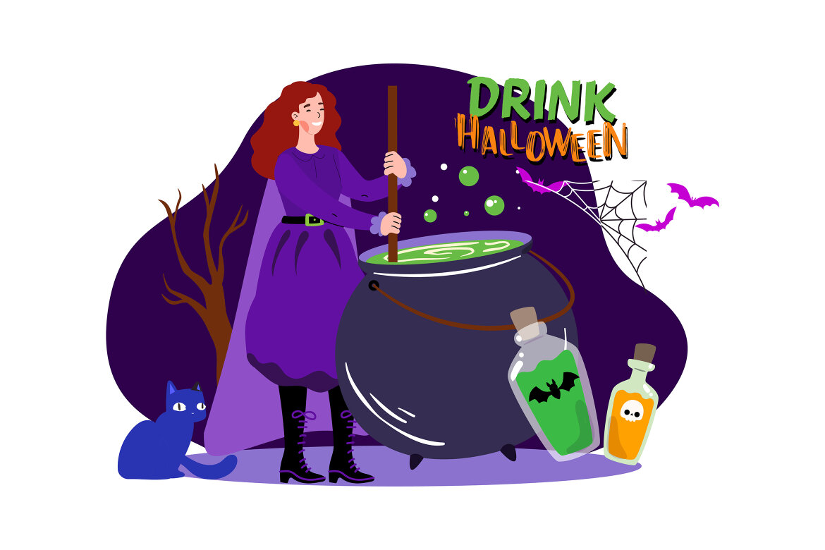 M663_Happy Halloween FREE Illustration Pack - view 6