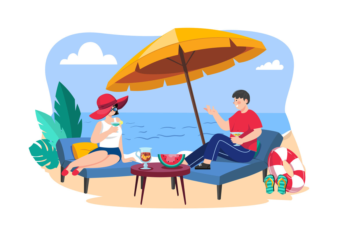 M586_Summer Holiday FREE Illustration Pack - view 8