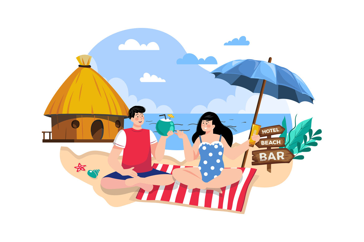 M586_Summer Holiday FREE Illustration Pack - view 10