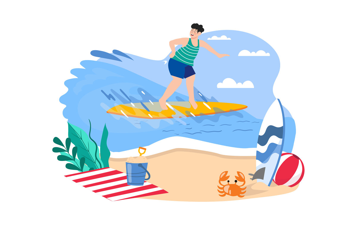 M586_Summer Holiday FREE Illustration Pack - view 7