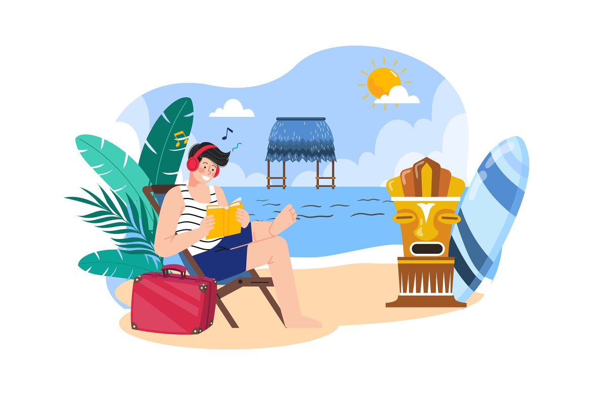 M586_Summer Holiday FREE Illustration Pack - view 9