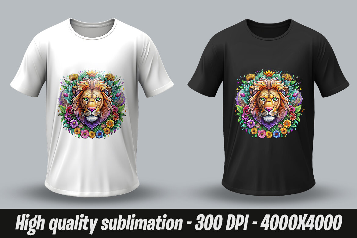 Lion Designs PNG FREE Bundle alternate