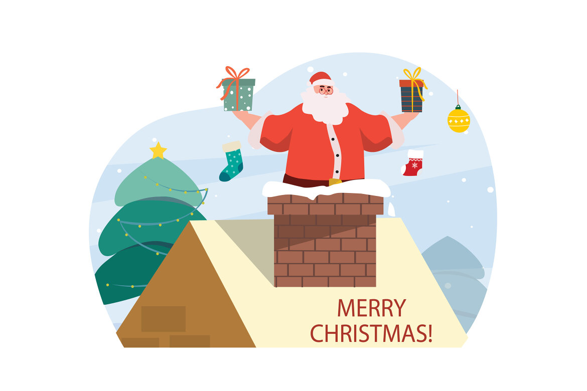 M519_Christmas Illustration FREE Pack - view 9