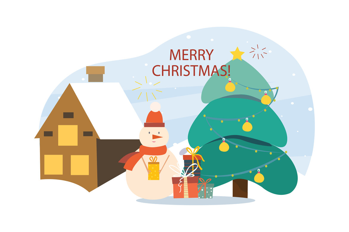 M519_Christmas Illustration FREE Pack - view 7