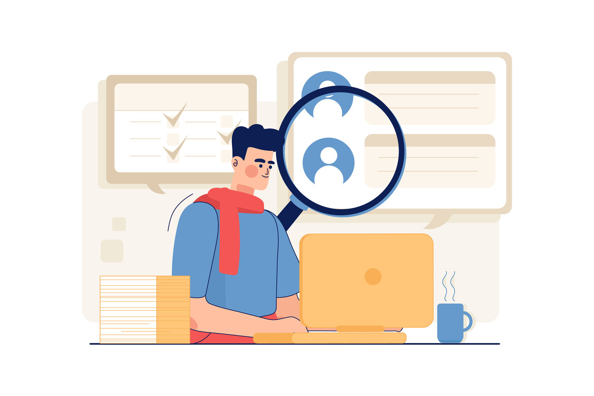 FREE M322_ Social Marketing Illustrations - view 11