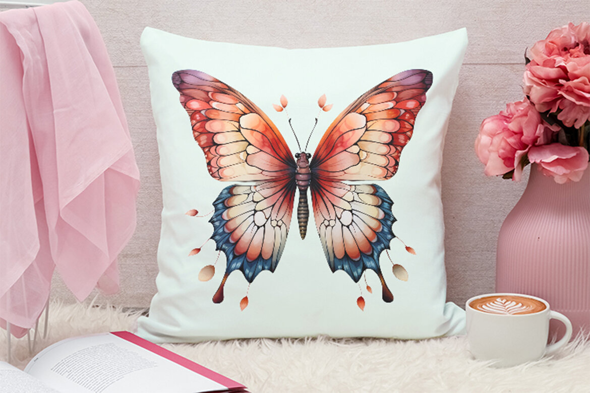 Watercolor Butterfly - FREE Sublimation PNG - view 5