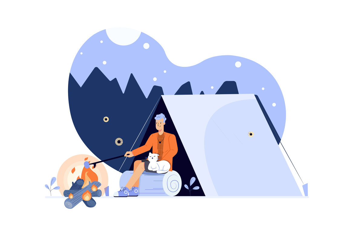 FREE M253_Travel Vacation Illustrations - view 11