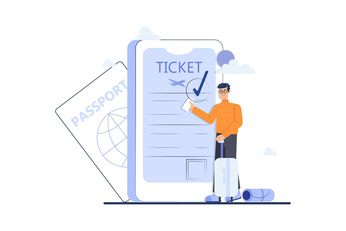 FREE M253_Travel Vacation Illustrations - view 10