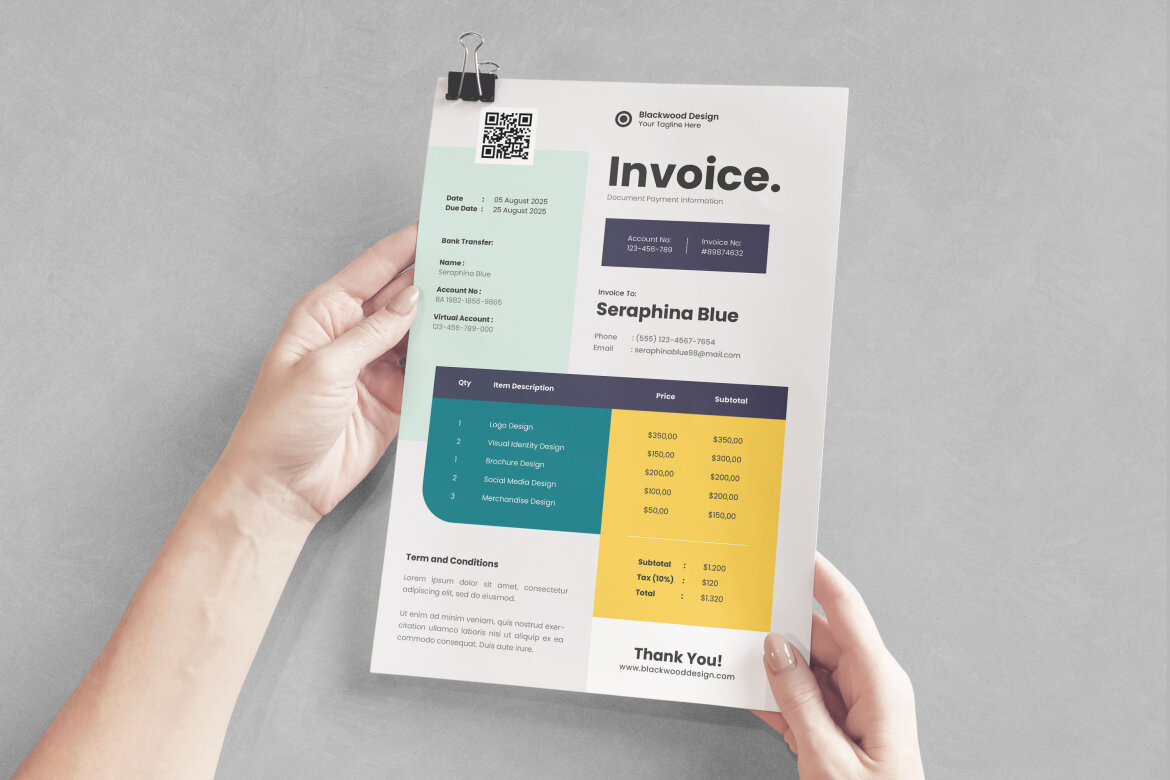FREE Invoice Template - view 4