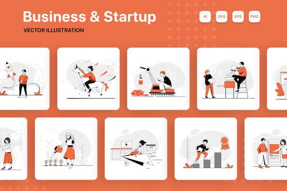 M197_Startup FREE Illustrations